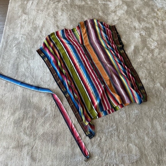 Vintage Hermes Silk Kaftan - Picture 2 of 8